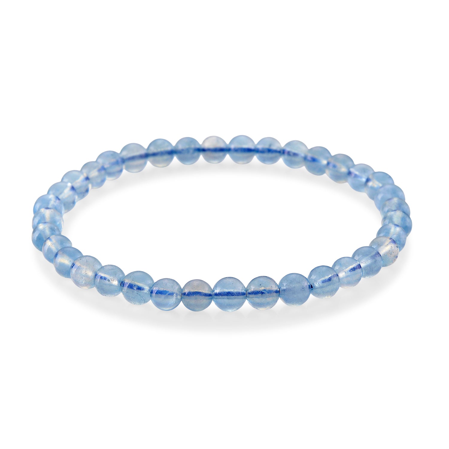 Aquamarin Armband Flexibles (ca. 18-19 cm) ca. 40.00 ct
