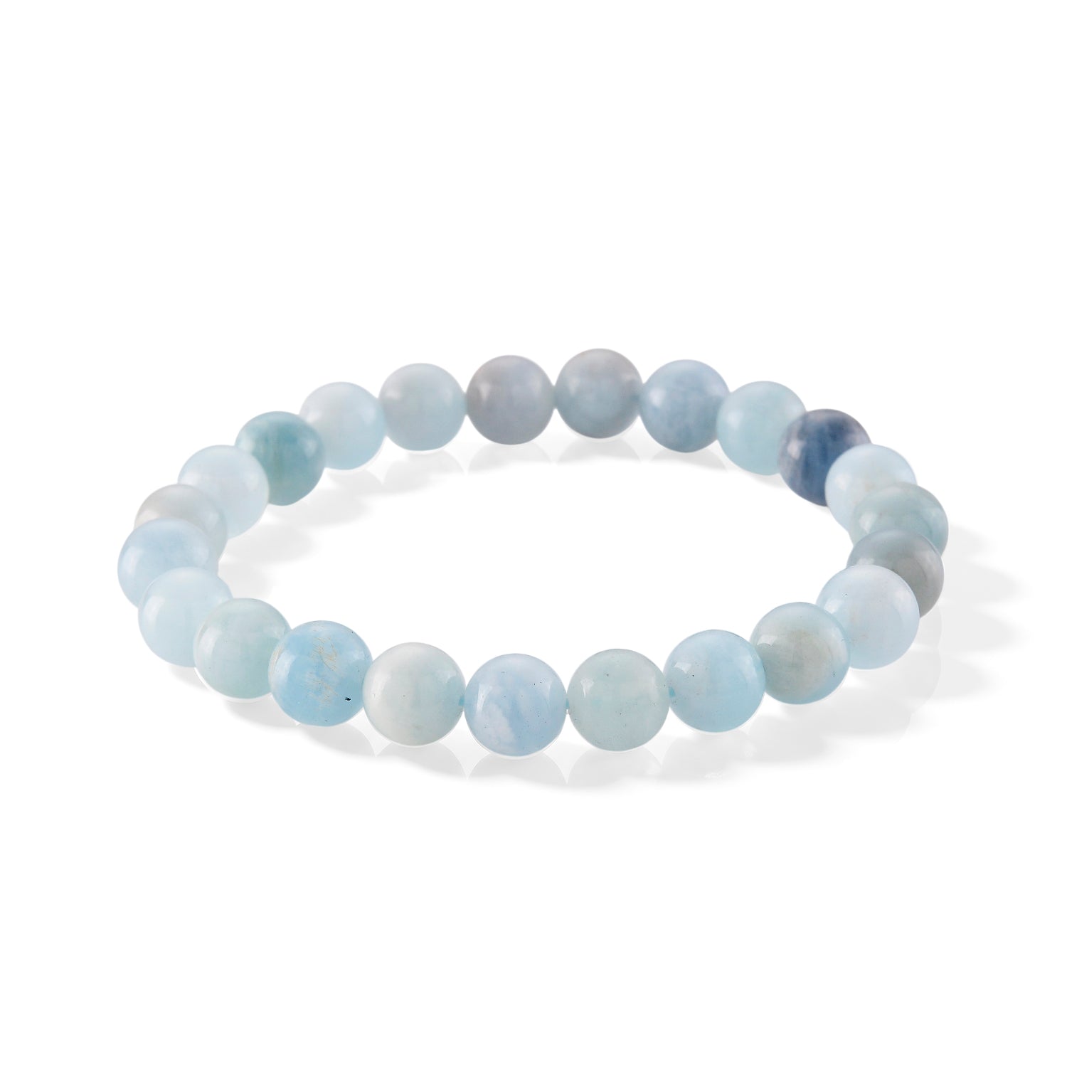 Aquamarin Armband Flexibles (ca.18-19 cm) ca. 110.00 ct