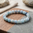 Aquamarin Armband Flexibles (ca.18-19 cm) ca. 110.00 ct
