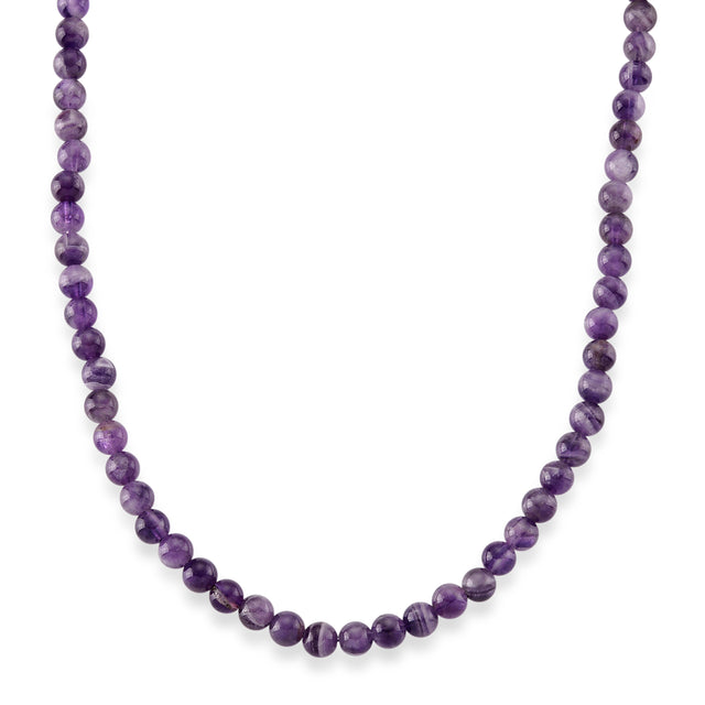 D'Joy Chevron Zweifarbiger Amethyst Halskette 