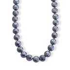 Pfaufarbene Muschelperle Keshi-Stil Halskette ca. 49.5 cm 316L Edelstahl 565.00 ct