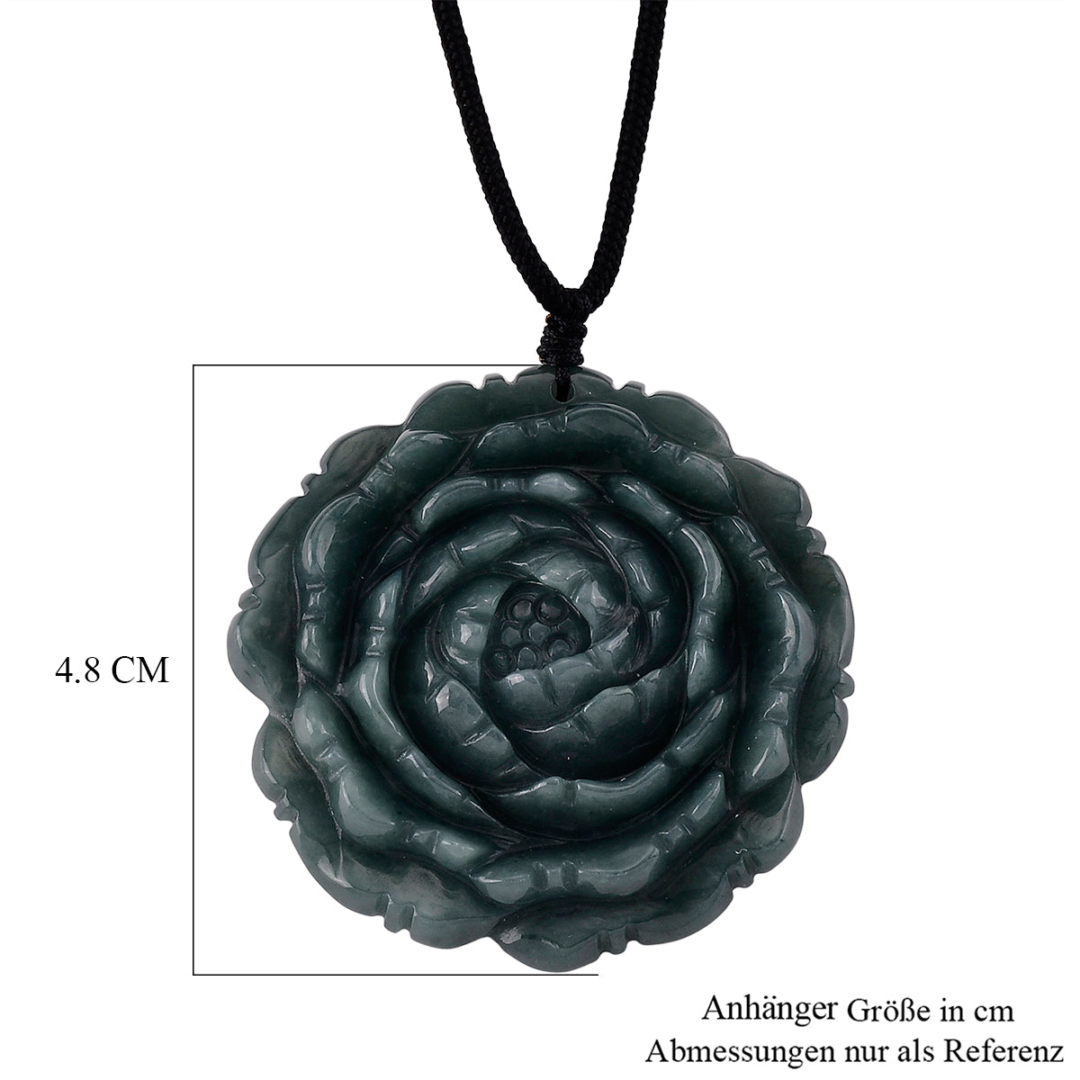 Olmek Jadeit Halskette Flexibles cm ca. 140.00 ct