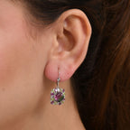D'Joy Wassermelonen Quarz Triplett, Rhodolith Granat, Peridot und Zirkon Schmuckset