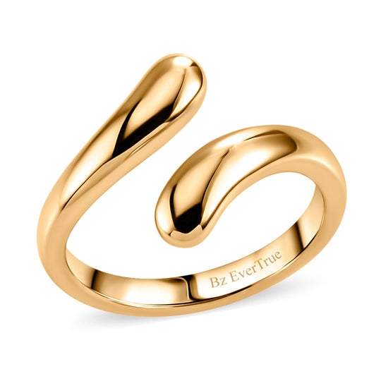 EVER TRUE Bronzella Kollektion-Reine Bronze 750 VergoldetRing (Größe 19.00) ca. 2,84g