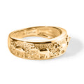 EVER TRUE Bronzella Kollektion-Reine Bronze 750 Vergoldet Ring (Größe 17.00) ca. 4,96g