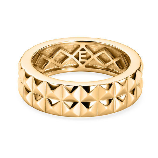 EVER TRUE Reine Bronze 750 VergoldetRing (Größe 21.00) ca. 6,35g