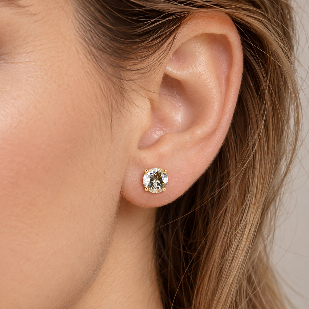 LUXORO AAA Turkizit Ohrringe 417 Gold ca. 3,00 ct.
