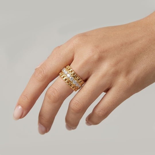 LUXURIANT DIAMOND - Lab Grown Diamant SI-GH Ring 925 Silber (Größe 21.00) ca. 1,57 ct