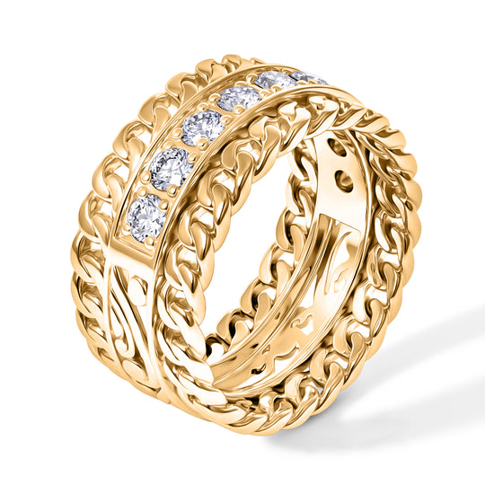 LUXURIANT DIAMOND - Lab Grown Diamant SI-GH Ring 925 Silber (Größe 21.00) ca. 1,57 ct