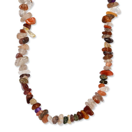 Strahlen Quarz Halskette 70 cm ca. 274.70 ct