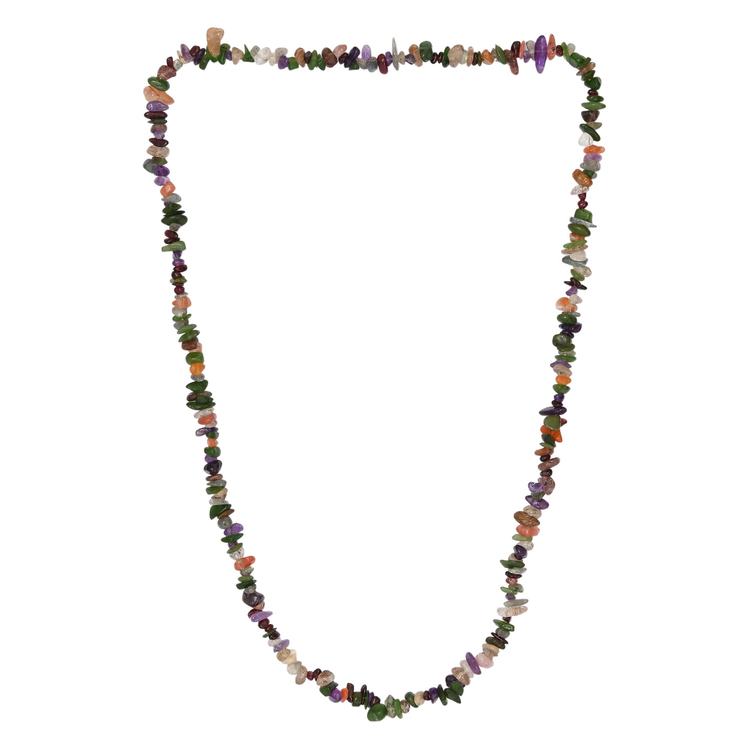 Mehrfarbig Edelsteine Halskette 70 cm ca. 265.00 ct