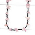 Kunzit, Schwarzer Spinell Halskette 91 cm ca. 240.00 ct