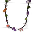 Mehrfarbig Edelsteine, Schwarzer Spinell Halskette 91 cm ca. 240.00 ct