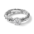 LUXURIANT DIAMOND - Lab Grown Diamant SI-GH Ring 925 Silber (Größe 17.00) ca. 0,98 ct