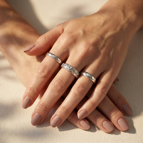 925 Silber Ring (Größe 18.00) ca. 2,75g