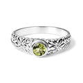 D'Joy AA Peridot Ring 925 Silber (Größe 16.00) ca. 0,55 ct