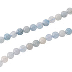 Mehrfarbiger Aquamarin Halskette ca. 50 cm 316L Edelstahl ca. 160,00 ct.