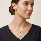 Ox Bone Anhänger 925 Silber ca. 20,23 ct.