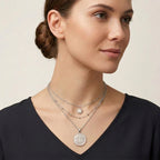Ox Bone Anhänger 925 Silber ca. 20,23 ct.
