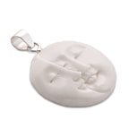 Ox Bone Anhänger 925 Silber ca. 20,23 ct.