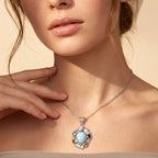 D'Joy AA Larimar Anhänger 925 Silber ca. 7.83 ct