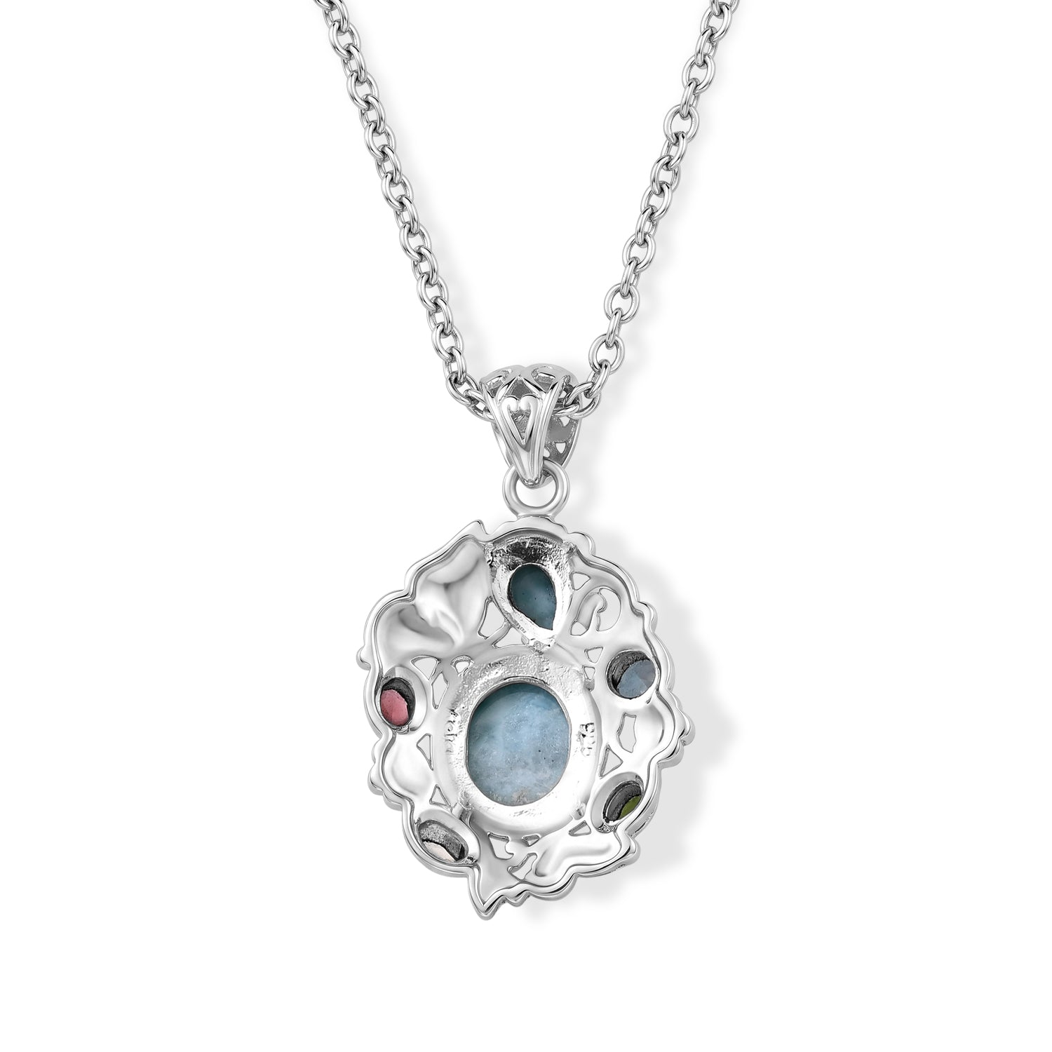 D'Joy AA Larimar Anhänger 925 Silber ca. 7,83 ct.