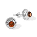 D'Joy AA Hessonit Granat Ohrringe 925 Silber ca. 1.25 ct