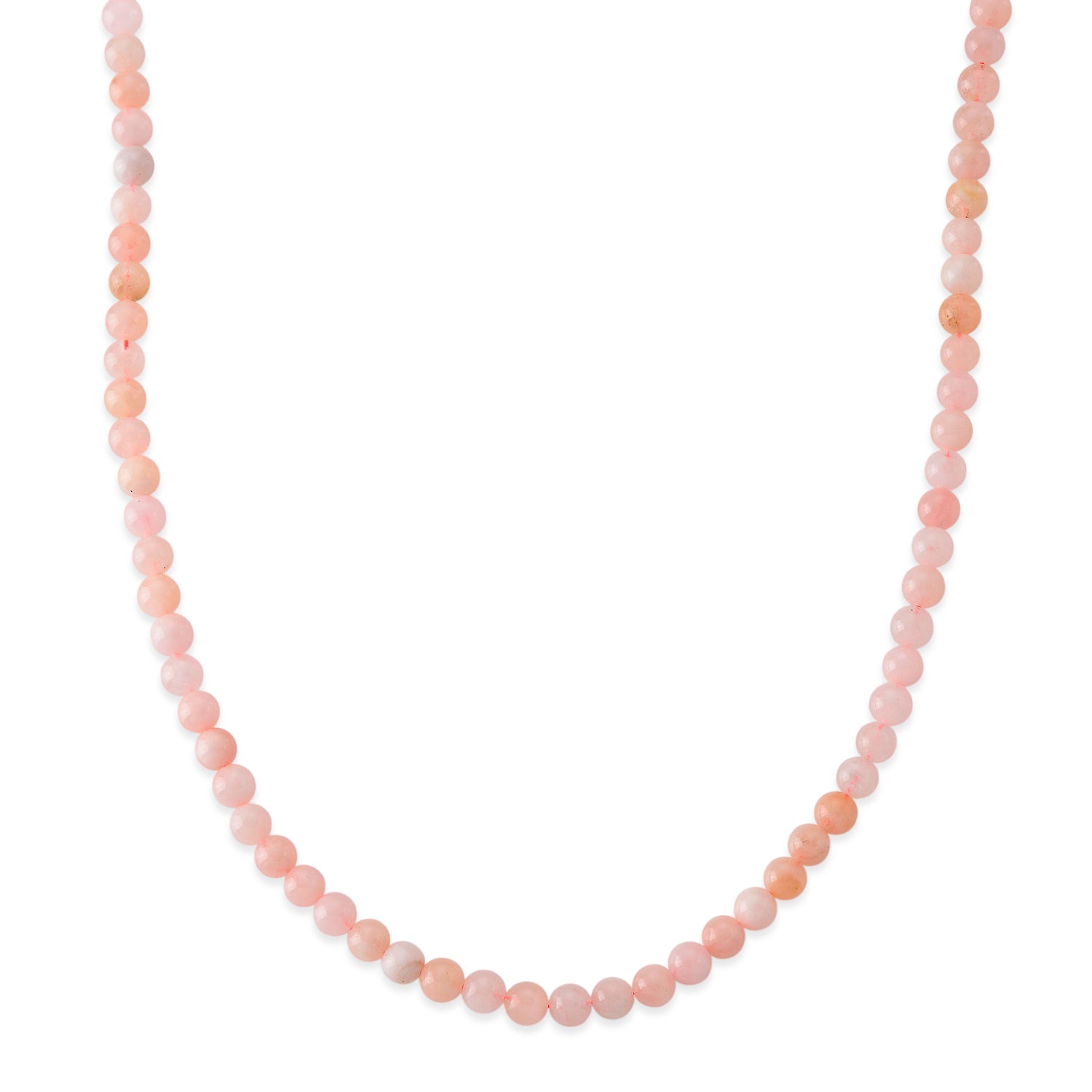 Mehrfarbiger Morganit Halskette ca. 50 cm 316L Edelstahl ca. 160,00 ct.