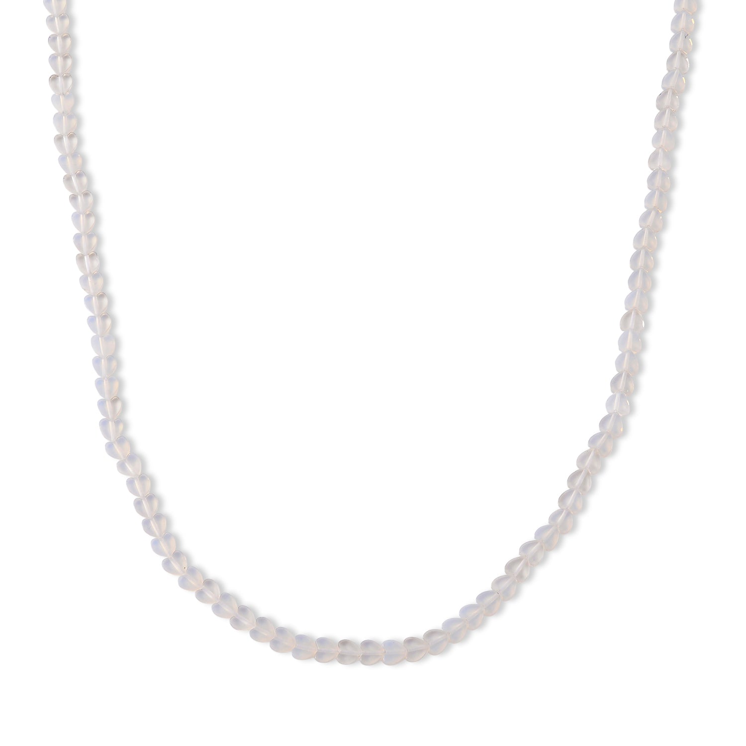 Opalit Halskette ca. 45 cm 316L Edelstahl, flexibel, ca. 55.00 ct