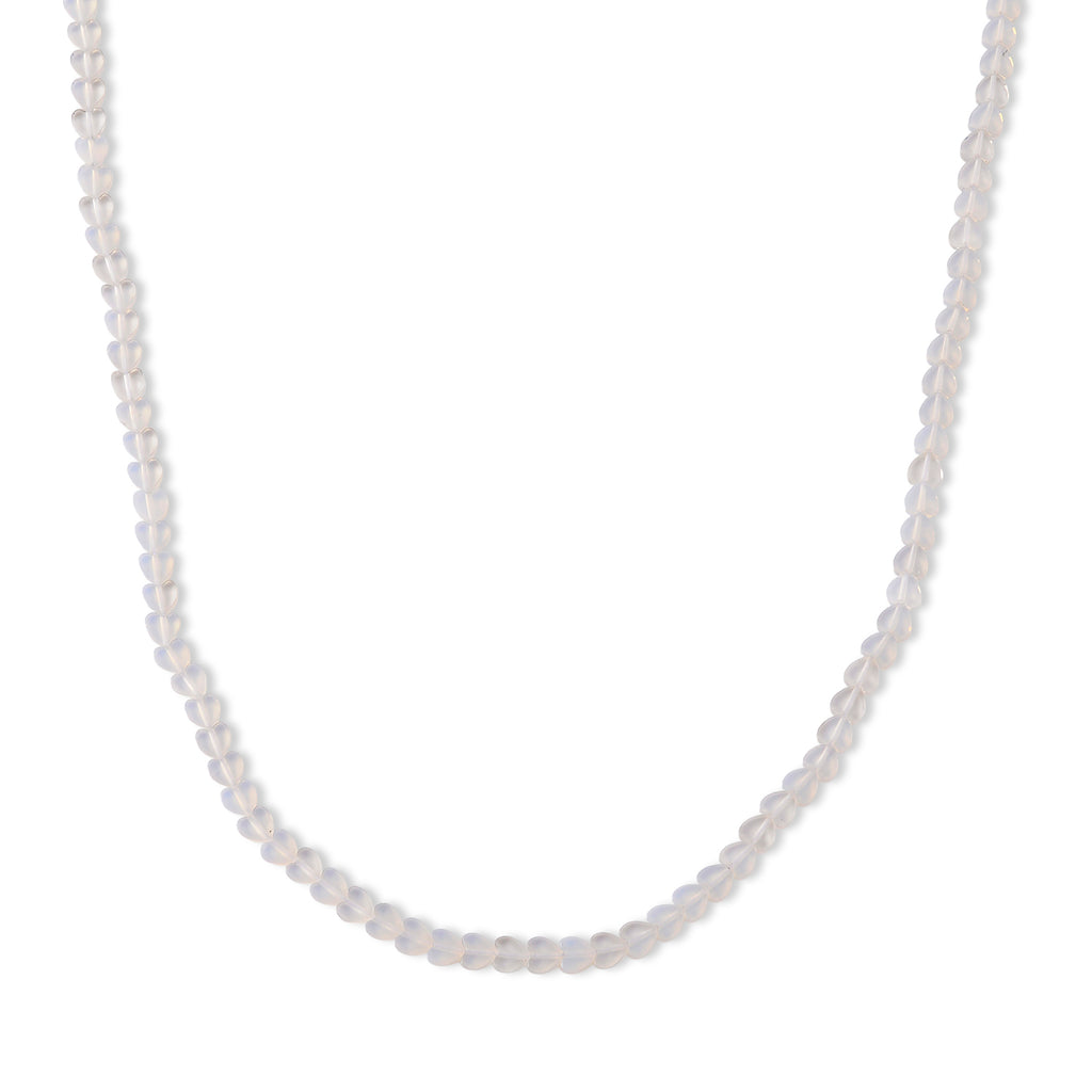 Opalit Halskette ca. 45 cm 316L Edelstahl, flexibel, ca. 55.00 ct