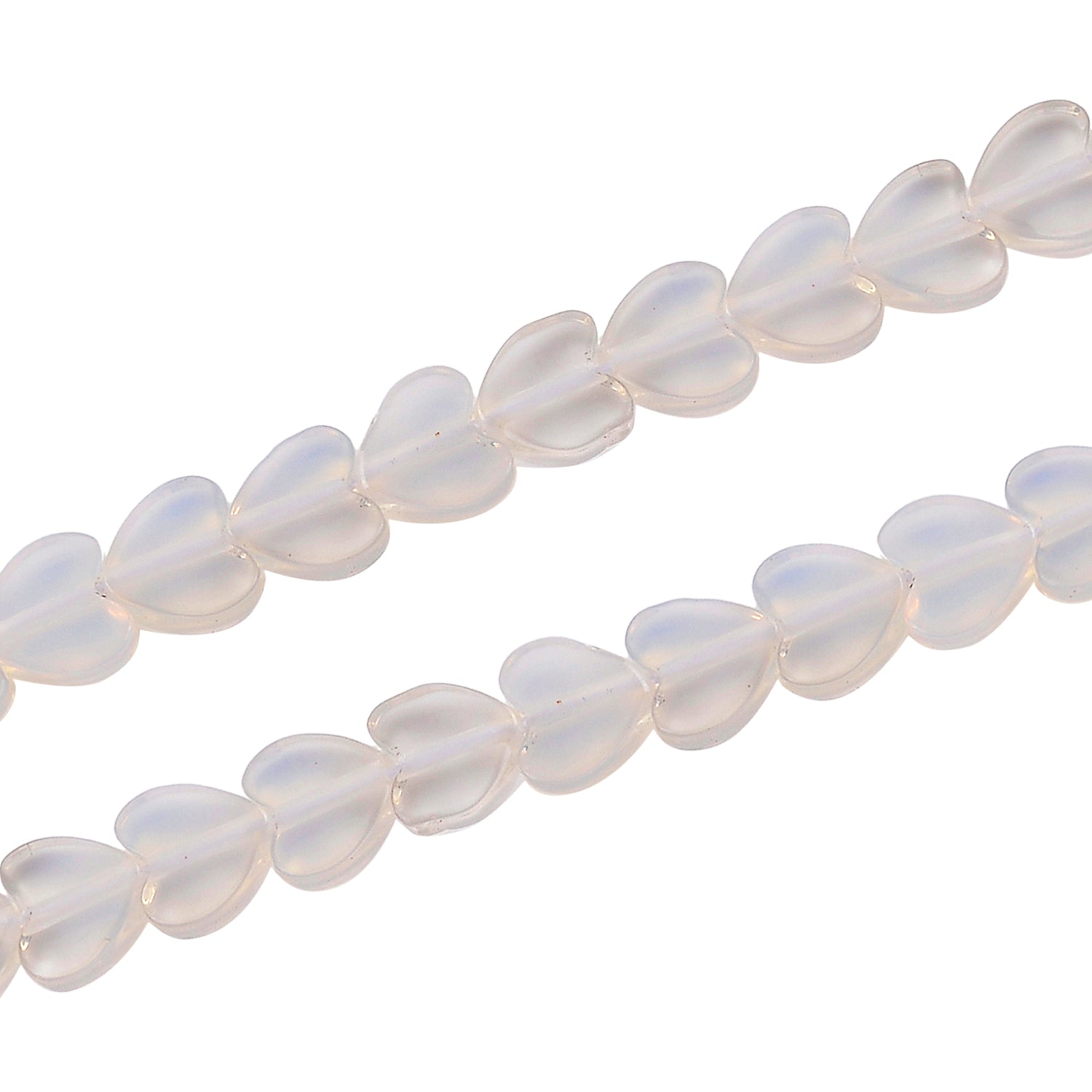 Opalit Halskette ca. 45 cm 316L Edelstahl, flexibel, ca. 55.00 ct