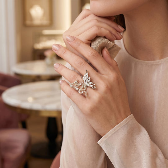 Weißer Zirkonia Ring Nickelfreies Messing, flexibel, Silbefarben, (Größe 16.00-18.00)
