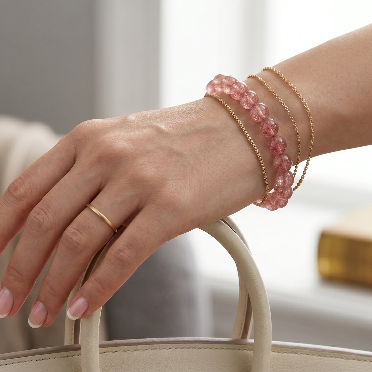Tansanischer Natronite Armband 18 cm ca. 100.00 ct