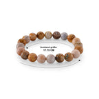 D'joy Fossile Koralle Armband, flexibel,18 cm ca. 130,00 ct.