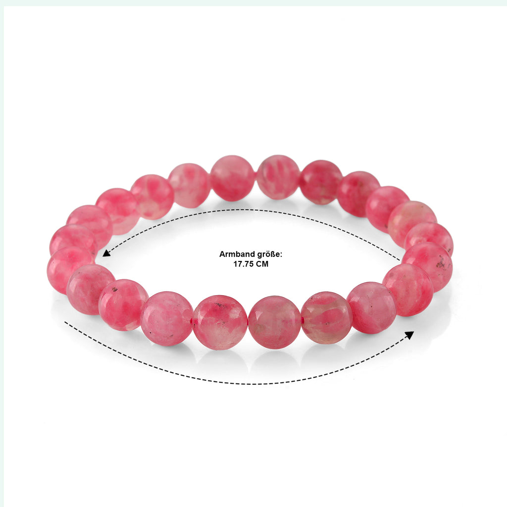 Sakura Rhodochrosit Armband 18 cm ca. 130.00 ct