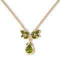 EVER TRUE AA Natürliche Peridot Halskette ca. 50 cm 950 Kupfer ca. 1.80 ct