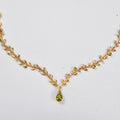EVER TRUE AA Natürliche Peridot Halskette ca. 50 cm 950 Kupfer ca. 2.05 ct
