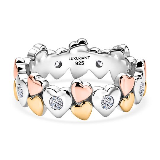 LUXURIANT DIAMOND - Lab Grown Diamant SI-GH Ring 925 Silber (Größe 17.00) ca. 0,25 ct