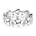LUXURIANT DIAMOND - Lab Grown Diamant SI-GH Ring 925 Silber Rhodiniert (Größe 19.00) ca. 0,25 ct