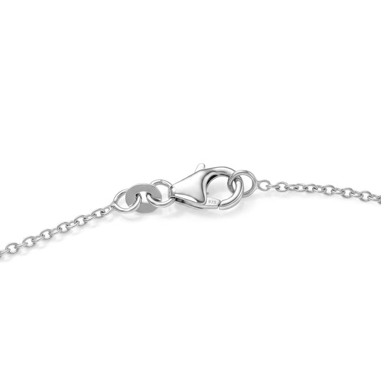 D'Joy Moissanit Halskette ca. 45 cm 925 Silber 750 Gelbgold vermeil ca. 8.87 ct