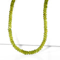 D'Joy AA Natürliche Peridot Halskette ca. 45 cm 925 Silber Rhodiniert ca. 100.00 ct