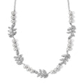 EVER TRUE Süßwasser Perle (7-7.5 mm) Halskette ca. 45 cm 950 Kupfer, Silberfarben, 45.16 ct