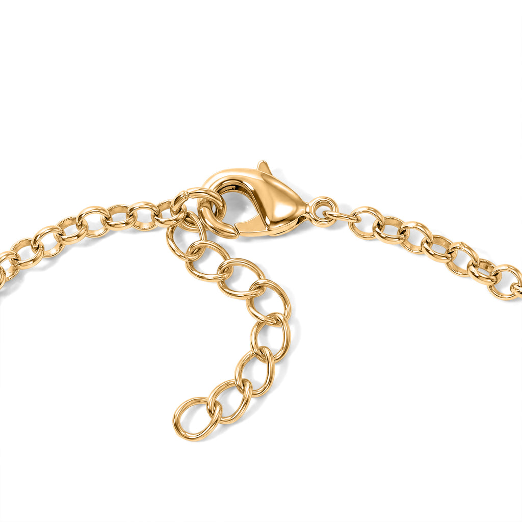 EVER TRUE Süßwasser Perle (7-7.5 mm) Armband ca. 19 cm 950 Kupfer, Goldfarben, 22.58 ct