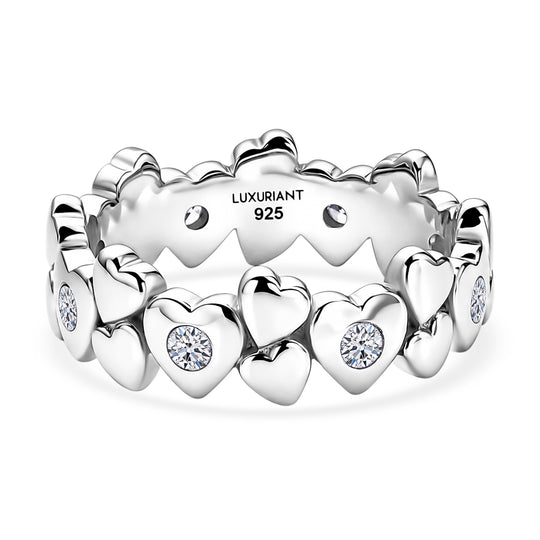 LUXURIANT DIAMOND - Lab Grown Diamant SI-GH Ring 925 Silber (Größe 17.00) ca. 0,25 ct