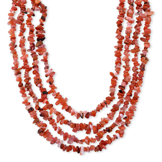 Kirsche Quarz Halskette 255 cm ca. 950.00 ct