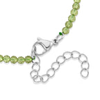 Natürliches Peridot Armband ca. 18 cm 316L Edelstahl ca. 15.00 ct