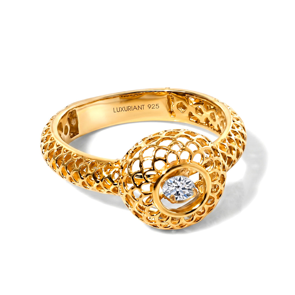 750 Gelbgold vermeil