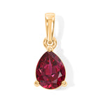 LUXURIANT - AAA Lab Grown Rubin Anhänger 925 Silber Gold ca. 1.67 ct