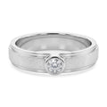 LUXURIANT SGL zertifizierter SI-GH Labor Diamant Solitär Ring, 925 Silber rhodiniert - 0,25 ct.