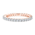 LUXURIANT DIAMOND - Lab Grown Diamant SI-GH Ring 925 Silber 750 Roségold vermeil (Größe 20.00) ca. 0,99 ct